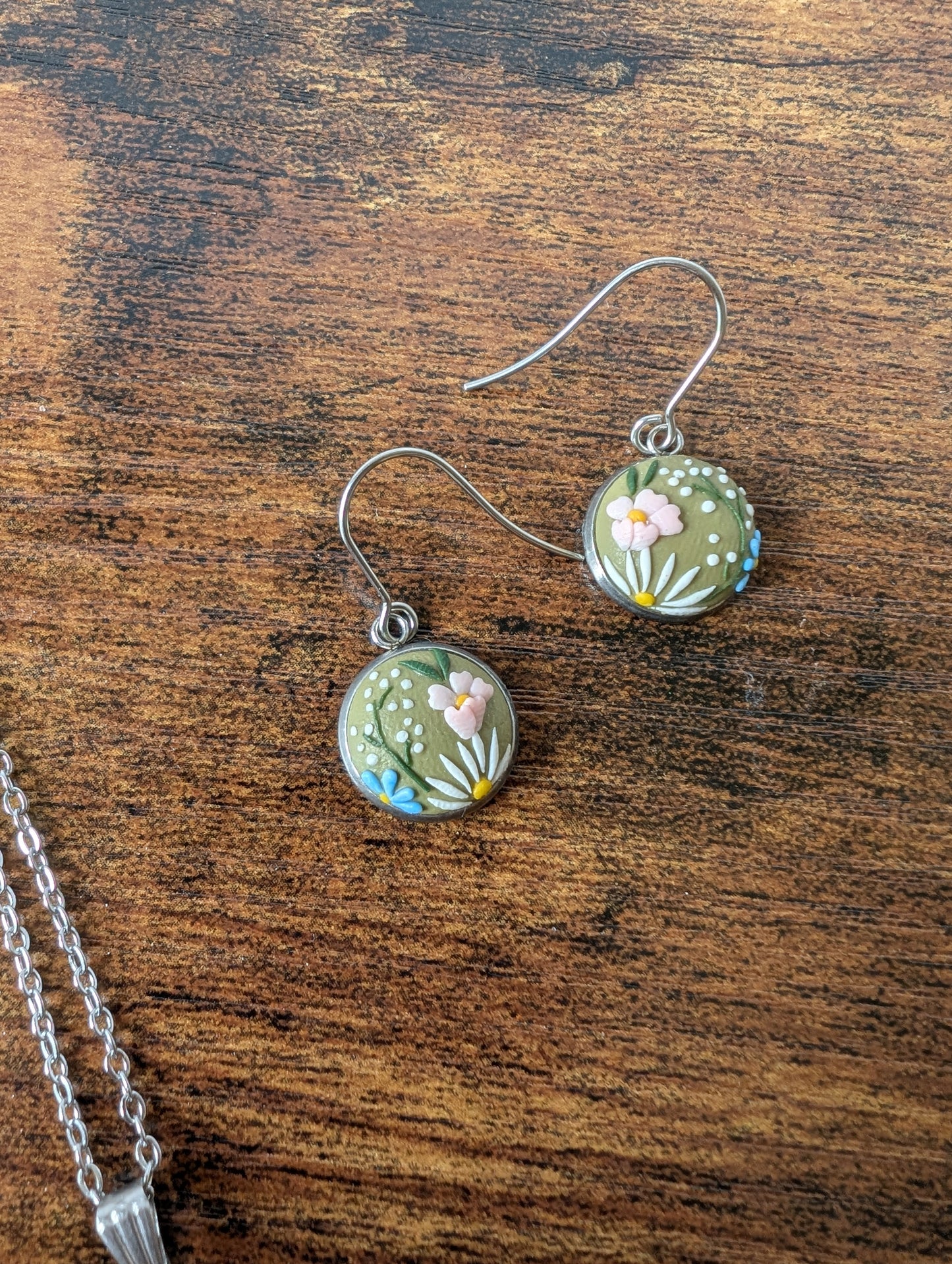Wildflower Meadow Jewellery Set - Necklace & Earrings
