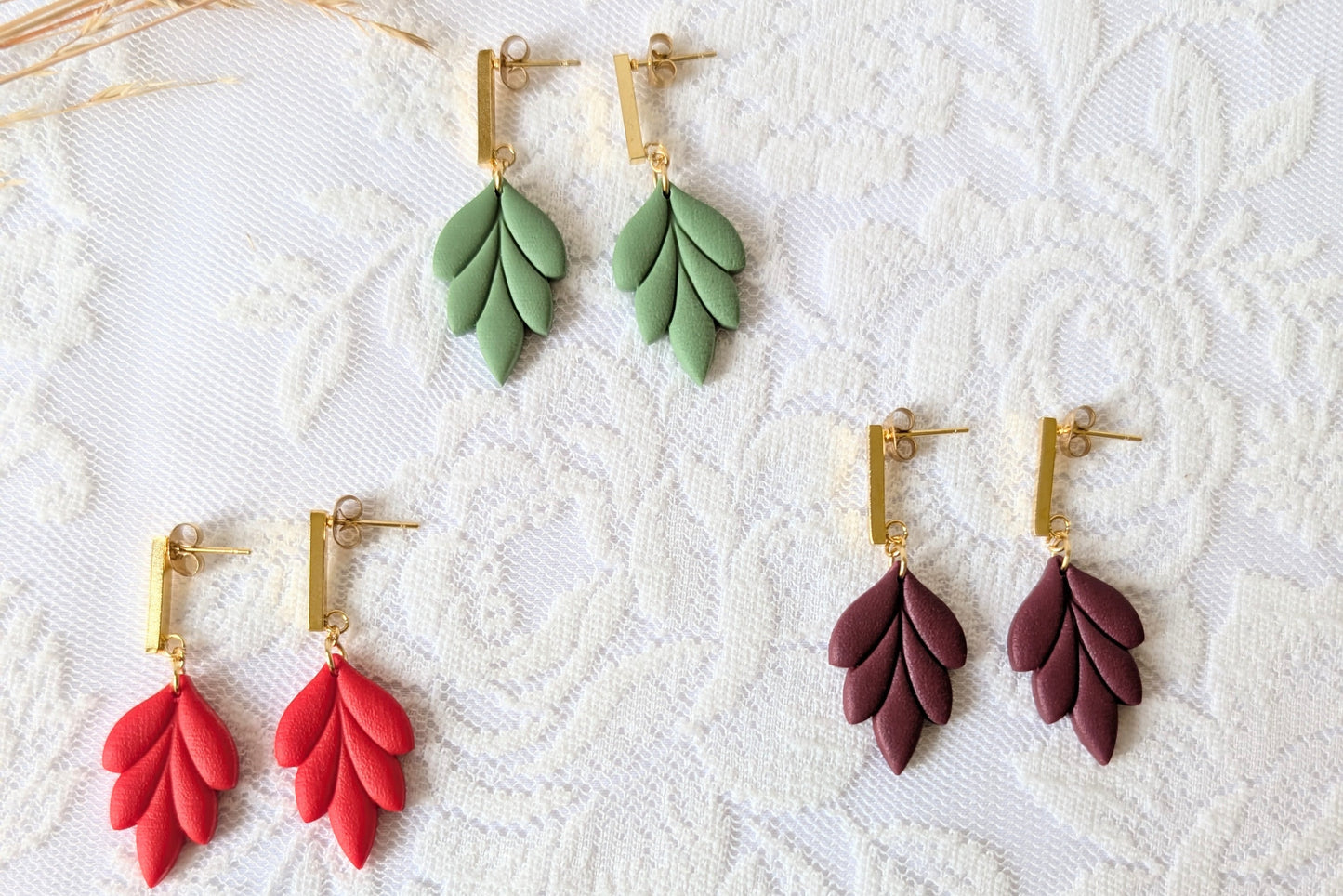 Leaf Statement Earrings | Nature-Inspired Artisan Dangle Jewellery