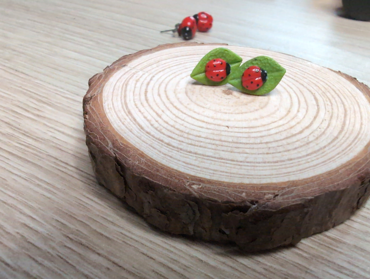 Ladybug studs