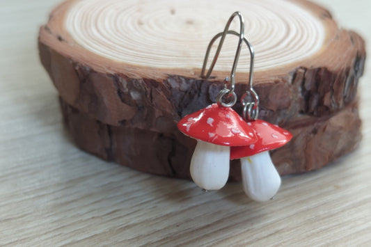 Magnificent mushrooms earrings