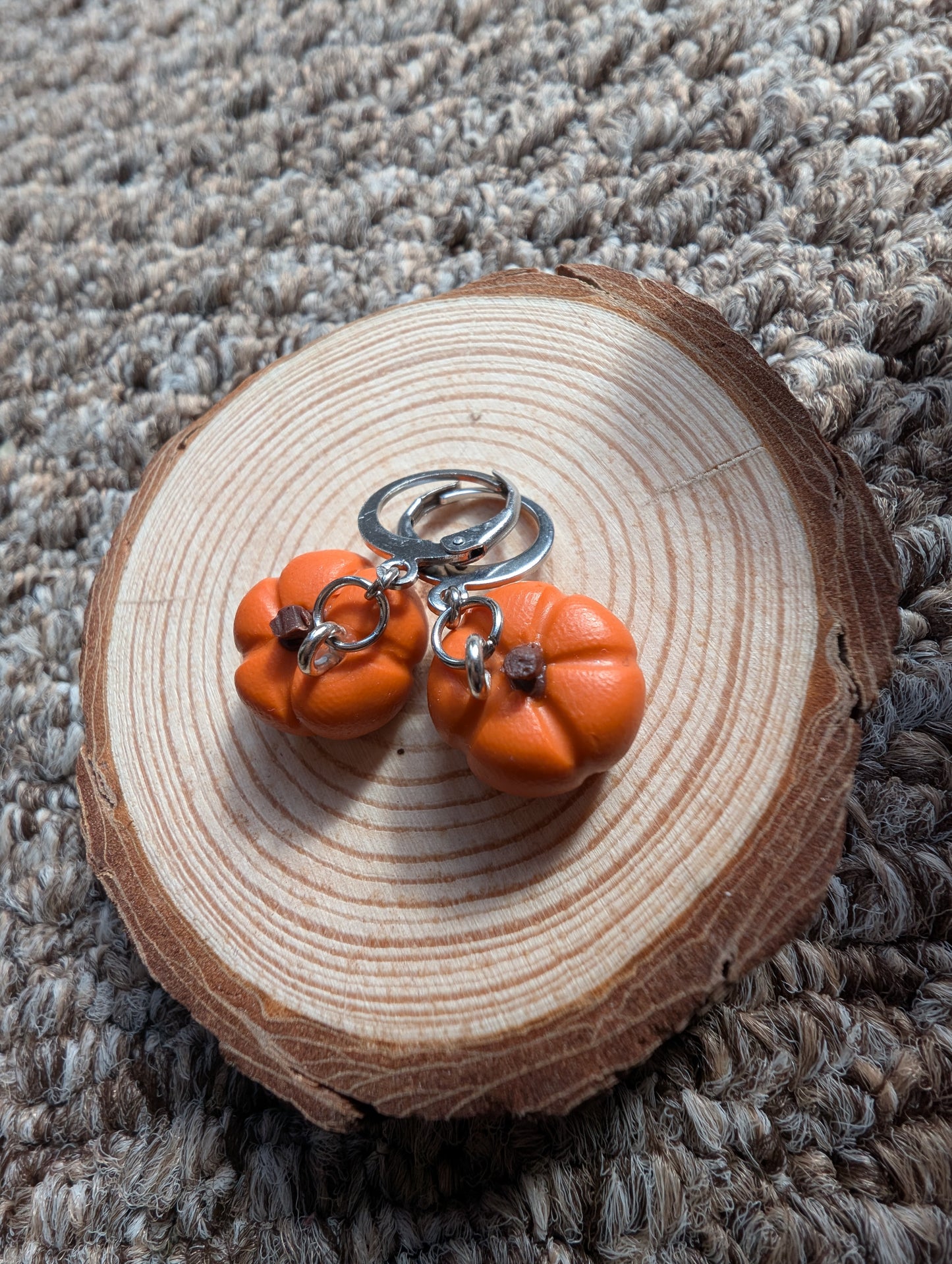 Pumpkin earrings